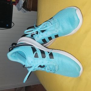 adidas 💚CLOUDFOAM ®️ Aqua/Blk/Orange 🧡 RACER TR 2.0 💚 7M